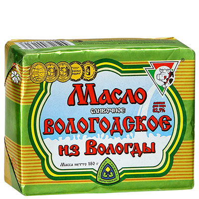 Масло из Вологды сливочное Вологодское 82,5%