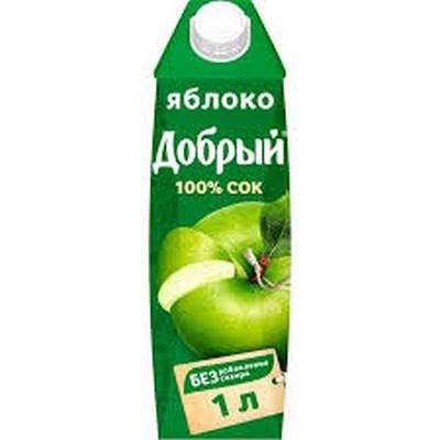 Добрый Яблочный сок  (1*12) 1л